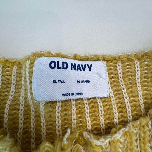 Mustard Yellow Sleeveless Knit Sweater - Picture 4 of 6